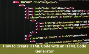 How to Create HTML Code with an HTML Code Generator